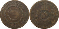 BRAZIL 40 REIS OVER 80 REIS PEDRO I. (1822-1831) R COUNTERMARKED REVERSE RARE -