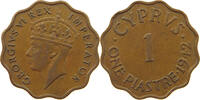 CYPRUS PIASTRE George VI. (1936-1952) -