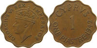 CYPRUS PIASTRE George VI. (1936-1952) -