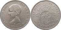 SPAIN 5 PESETAS ALFONSO XIII. 1886-1941 -