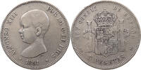 SPAIN 5 PESETAS ALFONSO XIII. 1886-1941 -