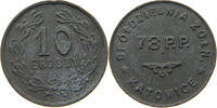 Poland, Katowice 10 Groszy MONETY WOJSKOWE, Katowice, Katowittz, 78 pułku piechoty -