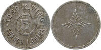 CHINA 5 CHIAO Token Tong K. Wing 5 CHIAO , Shanghai ND 1920 -