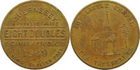 GUERNSEY 8 DOUBLES MEDAL THE LITTLE CHAPEL -