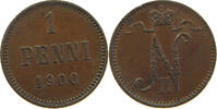 FINLAND PENNI Nikolaus II. (1894-1917) -