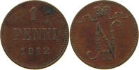 FINLAND PENNI Nikolaus II. (1894-1917) -