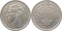 BELGIUM 20 FRANCS LEOPOLD III. (1934-1951) -