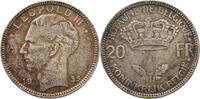 BELGIUM 20 FRANCS LEOPOLD III. (1934-1951) -