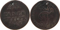 MECKLENBURG SCHWERIN 1/48 TALER Friedrich Franz II. 1842-1883. -