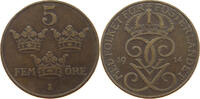 SWEDEN 5 ÖRE Gustav V. (1907-1950) -