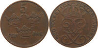 SWEDEN 5 ÖRE Gustav V. (1907-1950) -