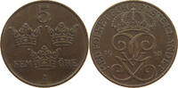 SWEDEN 5 ÖRE Gustav V. (1907-1950) -