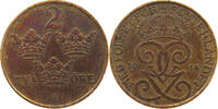 SWEDEN 2 ÖRE Gustav V. (1907-1950) -