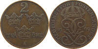 SWEDEN 2 ÖRE Gustav V. (1907-1950) -