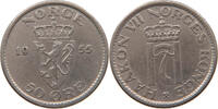NORWAY 50 ÖRE HAAKON VII. 1905-1957 -