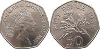 GUERNSEY 50 PENCE Elizabeth II. (1952-) -
