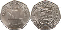 GUERNSEY 50 PENCE Elizabeth II. (1952-) -