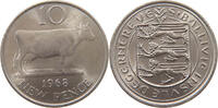 GUERNSEY 10 PENCE Elizabeth II. (1952-) -