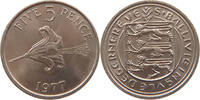 GUERNSEY 5 PENCE Elizabeth II. (1952-) -