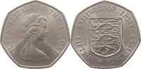JERSEY 50 PENCE Elizabeth II. (1952-) -