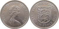 JERSEY 10 PENCE Elizabeth II. (1952-) -