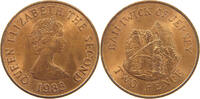 JERSEY 2 PENCE Elizabeth II. (1952-) -