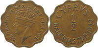 CYPRUS 1/2 PIASTRE George VI. (1936-1952) -