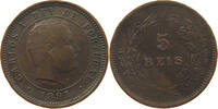 PORTUGAL 5 REIS CARLOS I. (1889-1908) -