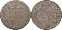 SACHSEN WEIMAR EISENACH 6 PFENNIG Anna Amalia, als Vormund für Karl August (1758-1775) -