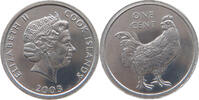 COOK ISLANDS CENT 2003 Elizabeth II. (1952-) VZ 6,00 EUR  plus 5,99 EUR verzending