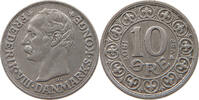 DENMARK 10 ÖRE Frederik VIII. (1906-1912) -