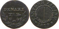 Schweiz Ticino / Tessin 3 Denari -