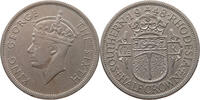 RHODESIA 1/2 CROWN George VI. (1936-1952) -