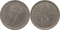 RHODESIA 3 PENCE George VI. (1936-1952) -