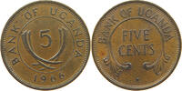 UGANDA 5 CENTS -