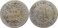 Schweiz Genf 6 Sols -