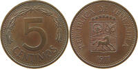 VENEZUELA 5 CENTIMOS 1977 SS+ 5,00 EUR  plus 5,99 EUR verzending