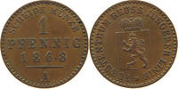 REUSS JÜNGERE LINIE ZU SCHLEIZ PFENNIG Heinrich XIV. 1867-1913 -
