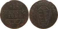 SACHSEN COBURG SAALFELD PFENNIG Ernst, 1806 - 1826 -