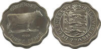 GUERNSEY THREEPENCE -