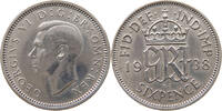GREAT BRITAIN 6 PENCE George VI. (1936-1952) -
