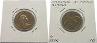 5 PENCE 1974 FALKLAND ISLANDS Elizabeth II. (1952-2022) PROOF