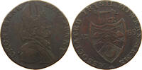 IRELAND 1/2 PENNY GEORGE III. 1760-1820 HALFPENNY 1789 CRONEBANE IRISH MINERS -