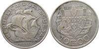 PORTUGAL 10 ESCUDOS RARE -
