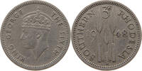 RHODESIA 3 PENCE George VI. (1936-1952) -