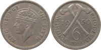 RHODESIA 6 PENCE George VI. (1936-1952) -