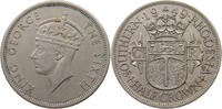 RHODESIA 1/2 CROWN HALFCROWN George VI. (1936-1952) -
