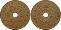 RHODESIA PENNY George VI. (1936-1952) -