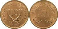 UGANDA 10 CENTS -