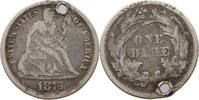 UNITED STATES OF AMERICA DIME SEATED LIBERTY -